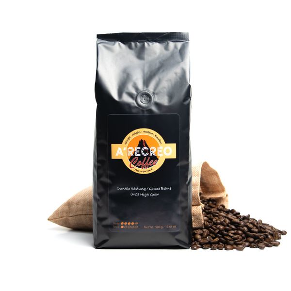 A`RECREO Single Origin Arabica Bourbon Kaffee 500g
