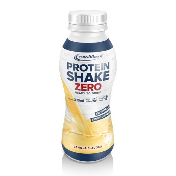 IronMaxx Protein Shake Zero - Ready to Drink - 330 ml Vanille