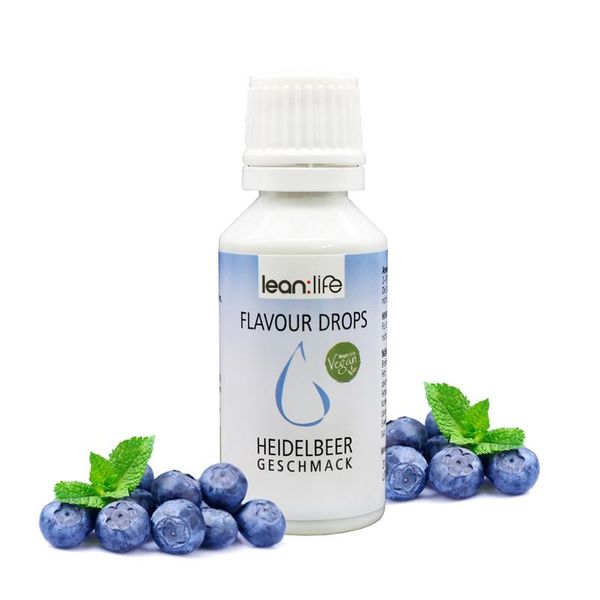 Lean:Life Flavour Drops Aromatropfen 30 ml Heidelbeere