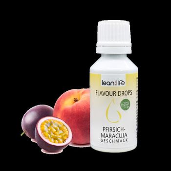 Lean:Life Flavour Drops Aromatropfen 30 ml Pfirsich-Maracuja