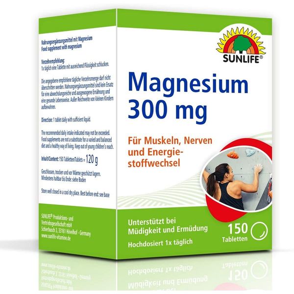 Sunlife Magnesium Tabletten 300mg