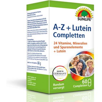 Sunlife A-Z Depot Tabletten mit Lutein u. Q10 100 Tabletten