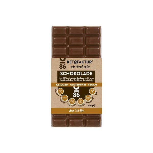 Ketofaktur Schokolade 100g Pistazie