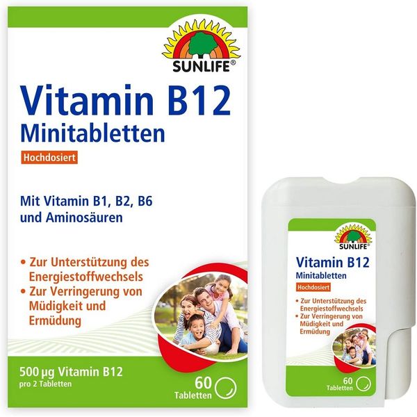 Sunlife Vitamin B12 Hochdosiert 60 Minitabletten