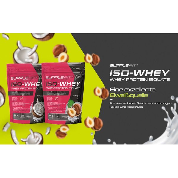 SuppleFit ISO-Whey Protein 600g