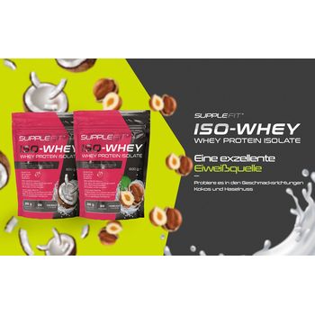 SuppleFit ISO-Whey Protein 600g