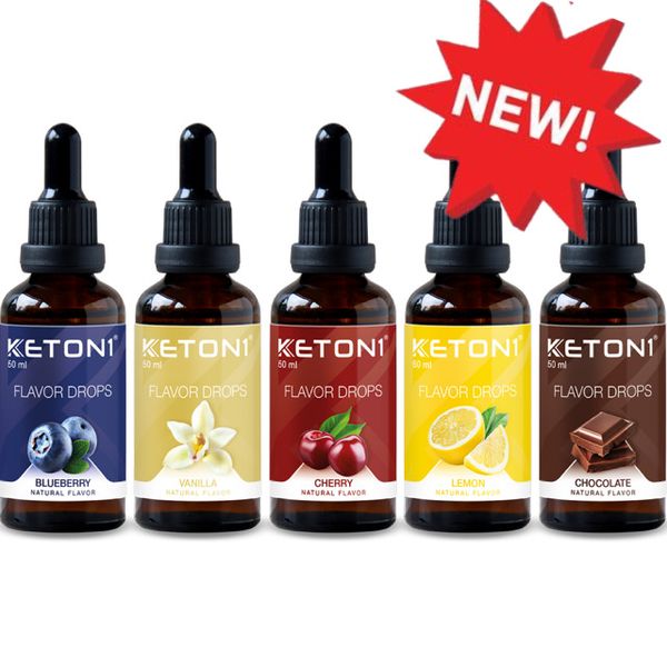 KETON1 Stevia Flavor Drops Aroma Tropfen 50ml Vanille